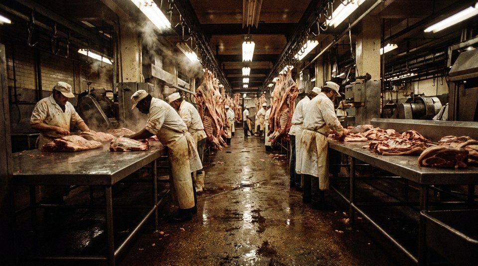 Meatpacking floor, Eastern Market, Detroit